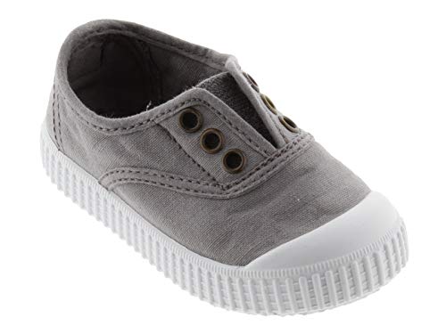 victoria Plano VICTORIA 1915 Inglesa ELÁSTICO Lona Tintada 106623-WOMEN para Mujer Gris 41