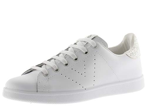 victoria Plano VICTORIA Tenis Piel 1125104-WOMEN para Mujer Blanco 39