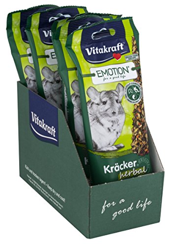 Vita Fuerza Mixta Forro para chinc Hillas, Kräcker con manzanilla & Escaramujo, Emotion Kräcker Herbal, 5 x 112g