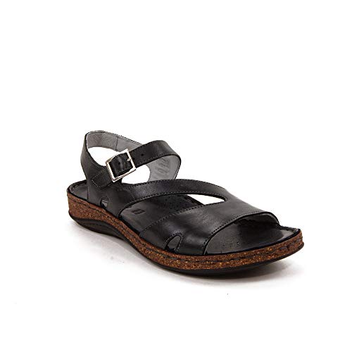 WALK & FLY - Sandalia 35580-N para: Mujer Color: Negro Talla: 37