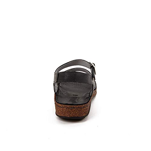 WALK & FLY - Sandalia 35580-N para: Mujer Color: Negro Talla: 37