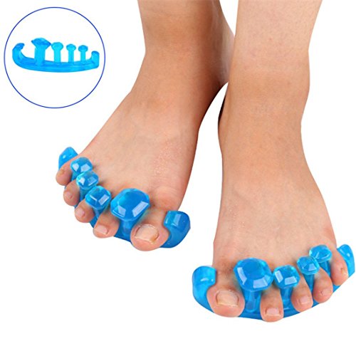 wjkuku Gel Toe Camilla y separador – -instantánea terapéutica para pies. Lucha juanetes, martillo, los dedos de los pies y más. – 1 par