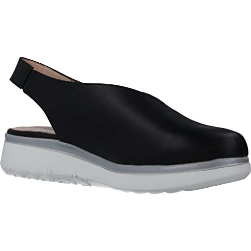 Wonders Sandalias Chanclas Mujer A9705 para Mujer Negro 37 EU