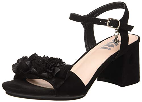 XTI 35193.0, Zapatos con Tira de Tobillo Mujer, Negro, 37 EU