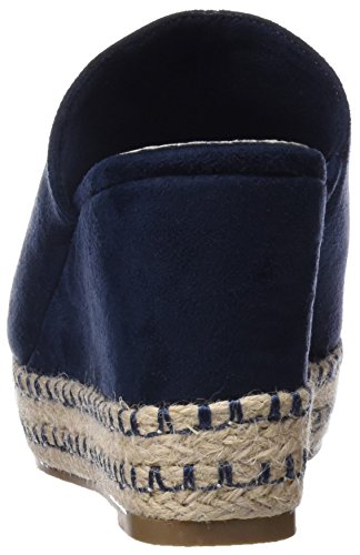 XTI 47610, Sandalias con Punta Abierta Mujer, Azul (Navy), 40 EU