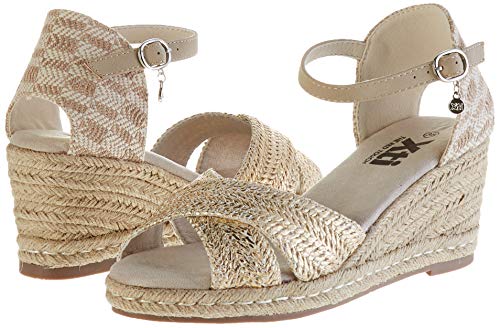 XTI 49706.0, Sandalias con Plataforma para Mujer, Dorado (Oro Oro), 41 EU