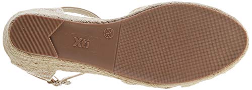 XTI 49706.0, Sandalias con Plataforma para Mujer, Dorado (Oro Oro), 41 EU