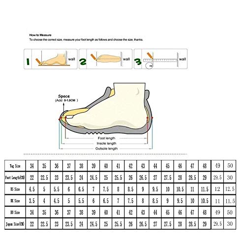 YISHIO Zapatos de fútbol al Aire Libre los Hombres Menores Sala moldeadas Stud Grapas Las Zapatillas tacón Alto Entrenamiento y Pista competición Campo Profesional Tenis Atletismo Gimnasia