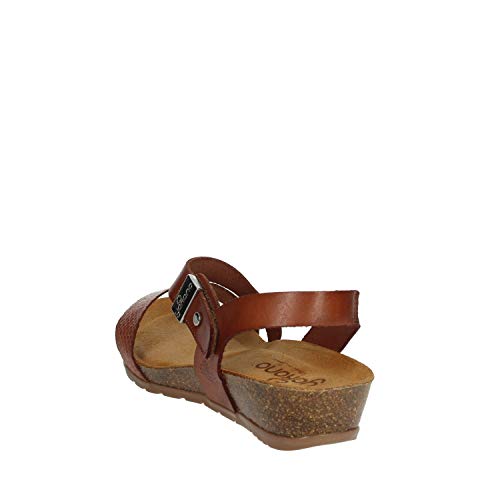 YOKONO CAPRI-042 Sandalias Baja Piel Mujer Sandalias Nuez 40