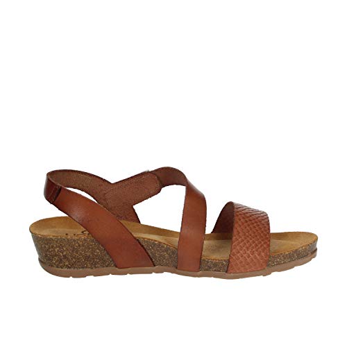 YOKONO CAPRI-042 Sandalias Baja Piel Mujer Sandalias Nuez 40