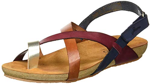 Yokono Ibiza 718, Chanclas para Mujer, Rojo (Burdeos 005), 36 EU