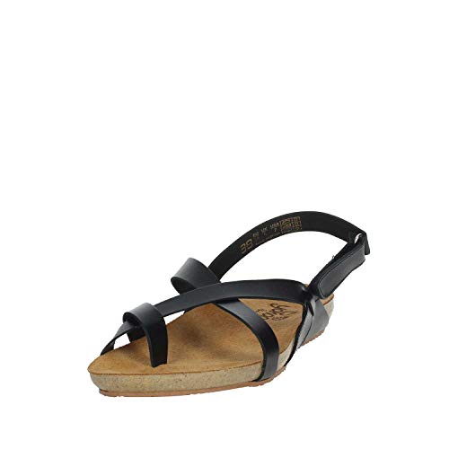 YOKONO Ibiza 718 Vaquetilla, Chanclas Mujer, Negro (Negro 004), 37 EU