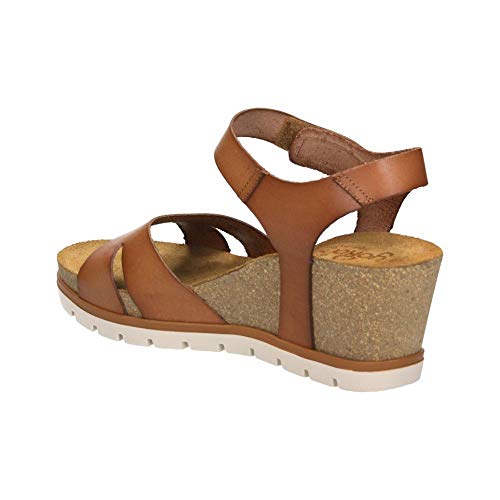 Yokono,MAVILE 001, Sandalias Marrones para Mujer, 38