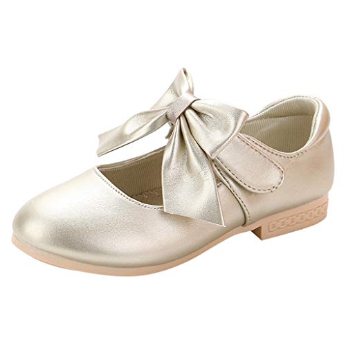 YWLINK Zapatos NiñAs,Arquean Los PequeñOs Zapatos De Princesa Sandalias Fiesta En La Playa Zapatos De Baile Antideslizante Zapatillas CóModo Ocio Lindo Regalo De CumpleañOs(Dorado,34EU)