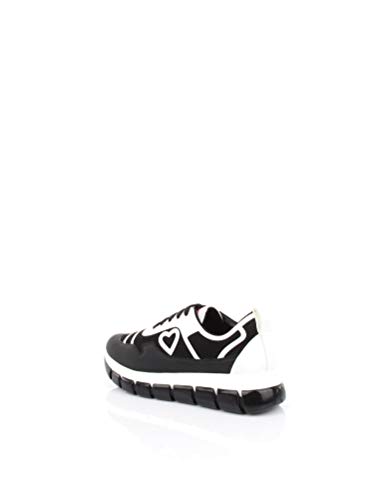 Zapatilla Red Nero Blanco Corazon Love Moschino 37 SS2020