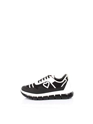 Zapatilla Red Nero Blanco Corazon Love Moschino 37 SS2020