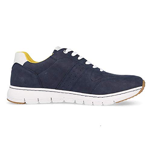 Zapatilla Soft Azul Marino Paredes ESPARTERO - Cordones - Talla 46