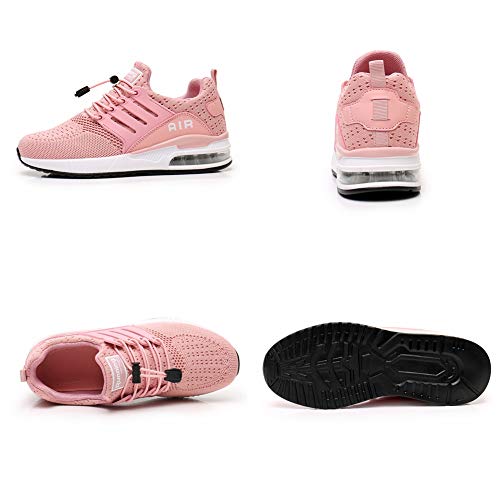 Zapatillas de Deportes Hombre Mujer Aire Libre para Correr Calzado Sneakers Gimnasio Fitness Running Casual Pink40