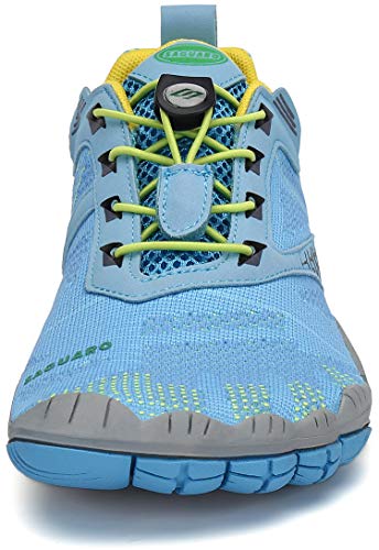 Zapatillas Minimalistas Hombre Barefoot Zapatillas Mujer Antideslizante Minimalista Calzado Respirables Senderismo Zapato Azul Cielo 40 EU