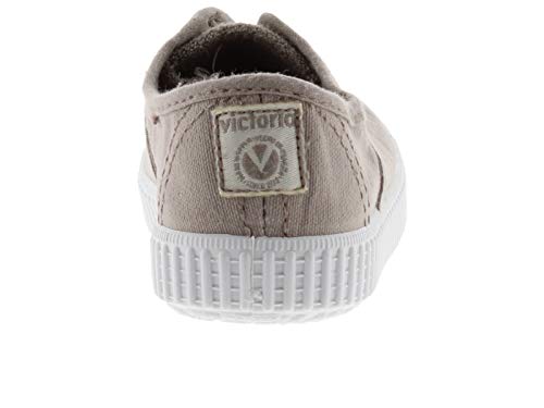 Zapatillas Victoria Inglesa Lona Teñida con Puntera unisex Niños, Beige, 22 EU