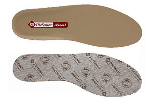 Zapato Cómodo Mujer Botín Ante metal Taupe 185912 PieSanto,color Saturno Taupe, 40 EU