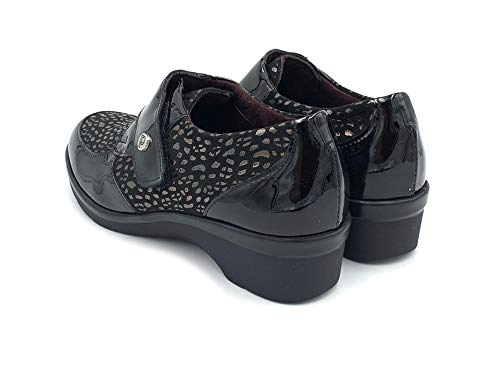 Zapato CUÑA - Mujer - Negro - pitillos - 6311-37