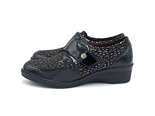 Zapato CUÑA - Mujer - Negro - pitillos - 6311-37