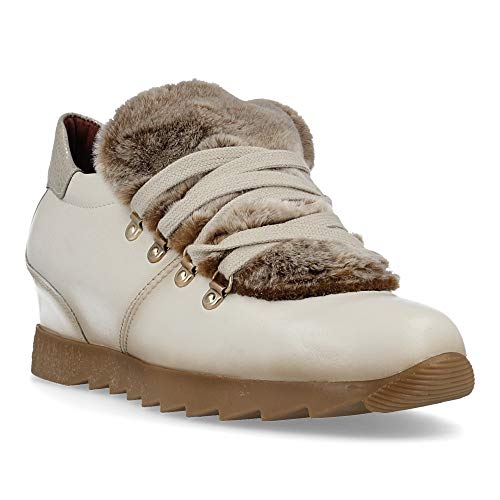 Zapato HISPANITAS Mujer Piel Beige Cuña HI87866 38 Beige