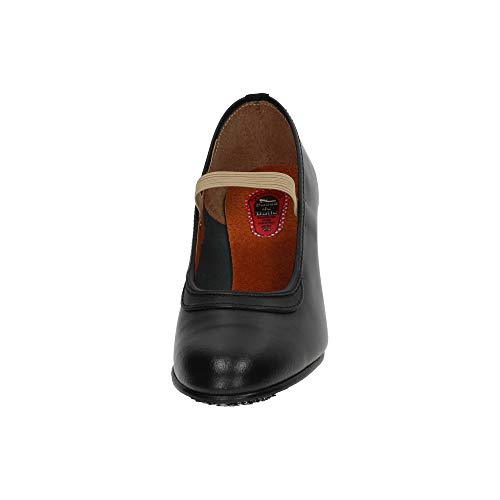 ZAPATOP 24 Baile Profesional NIÑA Zapatos TACÓN Negro 36