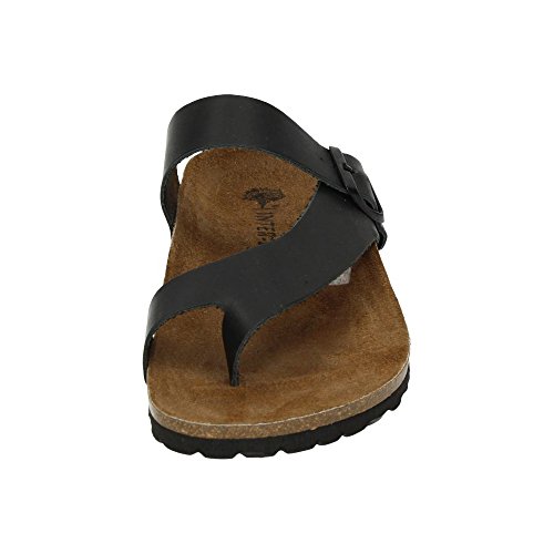 ZAPATOP 9511 Sandalias Inter-BIOS Hombre Sandalias Negro 43