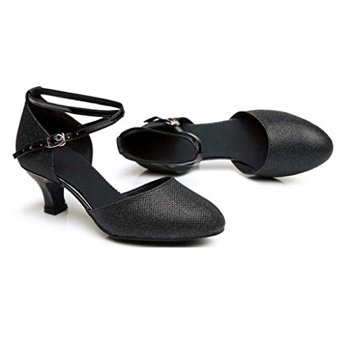 Zapatos De Baile con Puntera Abierta para Mujer, Salón De Baile para Mujer Tango Zapatos De Baile De Salsa Latina Zapatos De Lentejuelas Zapatos De Lentejuelas Zapato De Baile Social