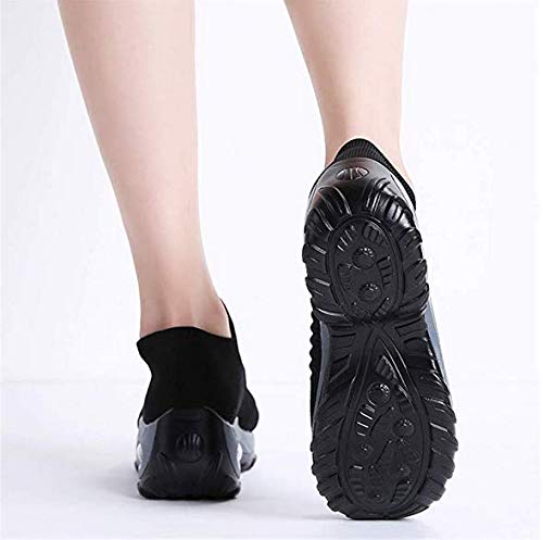 Zapatos de Trabajo Muy cómodos para Trabajos de hostelería y no resbalan-UniseZapatos Casuales Muy cómodos para Trabajos de hostelería y no resbalan-Unisex-adultox-Adulto (35 EU, Negro)