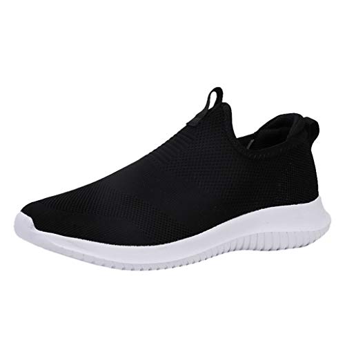 ZODOF Zapatillas Calzado Deportivo Malla Pareja Tejido Respirable Zapatos Casuales Ultraligero Hueco Fondo Blando Zapatos de Malla Zapatillas de Running