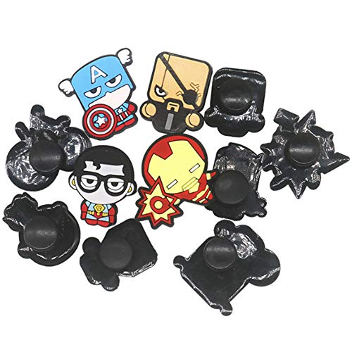 ZSWQ-42 Pcs Different PVC Shoe Charms,Adornos Para Zapatos Multicolor Pulsera Charms Favores De Fiesta,los mejores regalos para adultos, adolescentes, niños y niñas