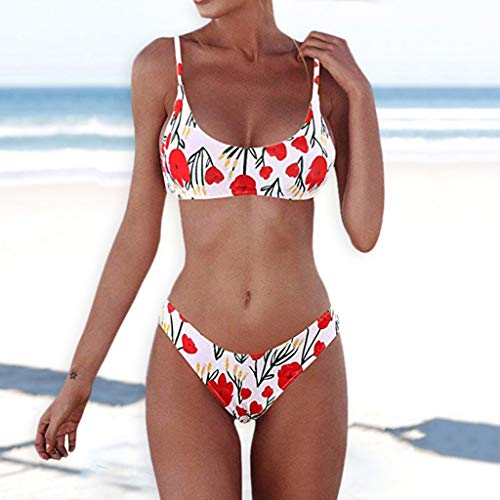 2019 Bikini Sexy 90e 93f Blanco Top Leopardo Bikinis basmar Men Bachelorette Hombre Tanga Bikini Tanga Mujer Top Push up Pushup bikiny Halter Flores bragaa Braga