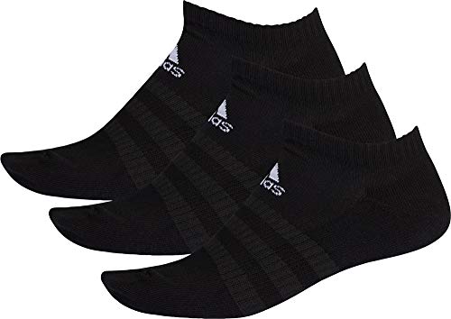 adidas CUSH LOW 3PP Socks, Unisex adulto, Black/Black/Black, S