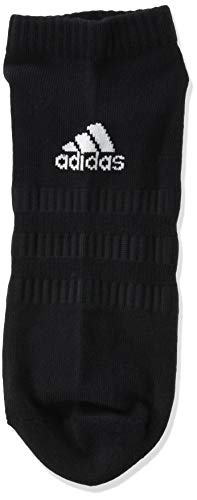 adidas CUSH LOW 3PP Socks, Unisex adulto, Black/Black/Black, S