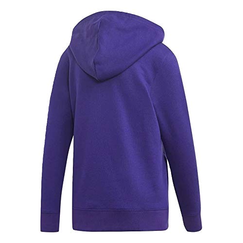 adidas Mujer Trefoil Hoodie Sudaderas con Capucha Azul, 36