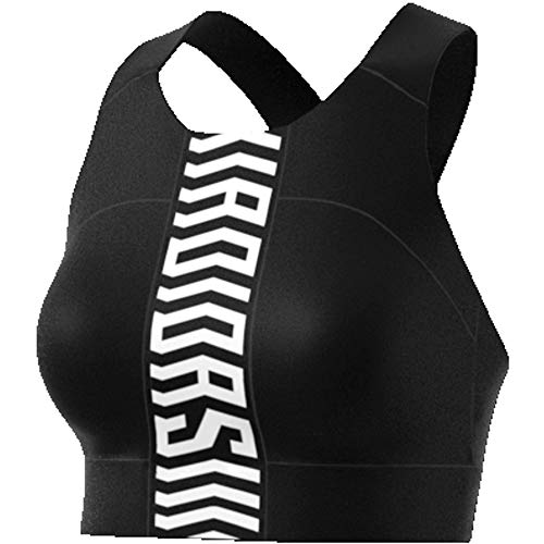 adidas TKO Crop Top Sin Mangas, Mujer, Negro/Blanco, XS