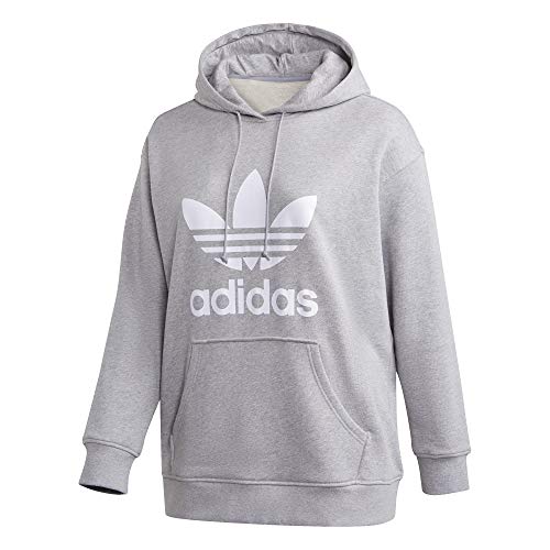 adidas TRF Hoodie Hooded Sweat, Mujer, mgreyh/White, 3X