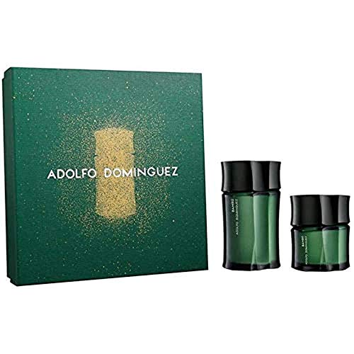 ADOLFO DOMINGUEZ Bambu POUR Homme 120ML Eau DE Toilette 60ML VAPORIZADOR Unisex Adulto, Negro, Único