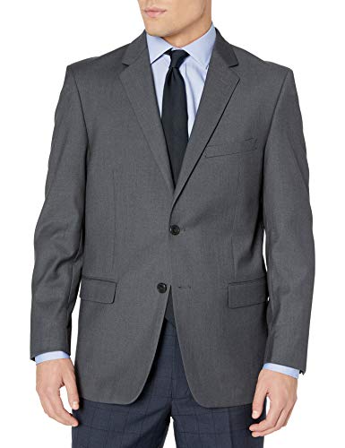 Adolfo Men's Modern Fit Micro Tech Suit Jacket