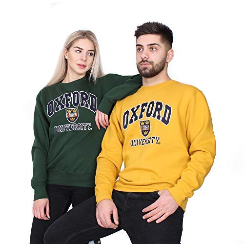 Advance Apparel Oxford University Sudaderas Unisex Hombres Mujer Oficial con Licencia Ropa Bordado Regalo de Recuerdo Mens Womens Sweatshirts Jumper (M, Botella Verde)