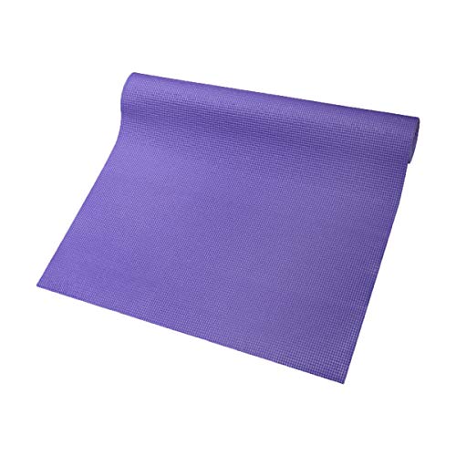 ALLPER Esterilla para Yoga Universal, Multiusos de Alta Densidad, Antideslizante, TAMAÑO: 173 x 61 x 0,4 cm. Color Morado.