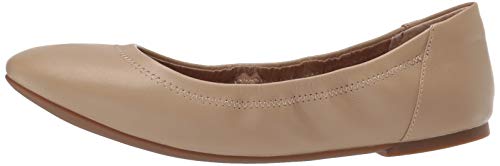 Amazon Essentials Belice Ballet Flat Zapatos Bailarinas, Beige, 38 EU