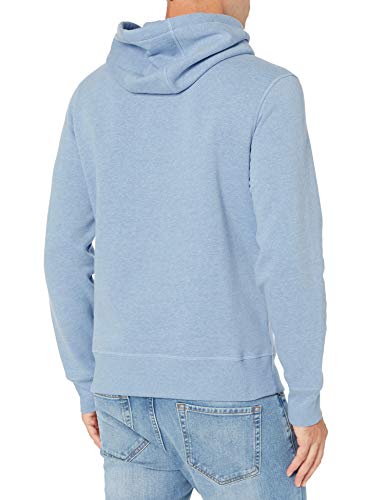 Amazon Essentials Fleece Pullover Hooded Sweatshirt Fashion-Sweatshirts, Azul Claro Mezcla, 45-47