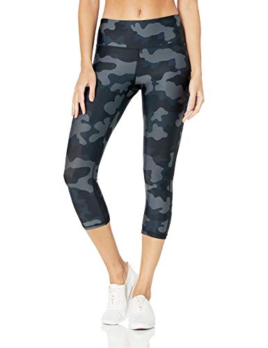 Amazon Essentials Performance Capri Legging Athletic-Leggings, Camuflaje Gris, US XXL (EU 3XL-4XL)