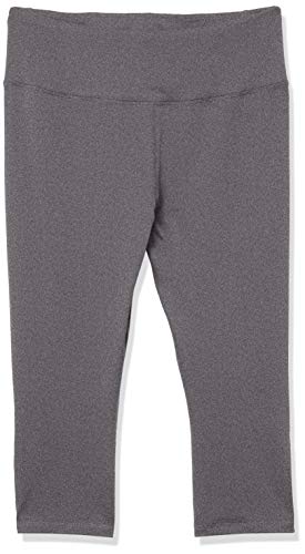 Amazon Essentials Plus Size Performance High-Rise Capri Legging Athletic-Leggings, Carbón Heather, 4X