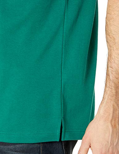 Amazon Essentials - Polo de manga corta con corte recto y bolsillo para hombre, Hunter Green, US S (EU S)