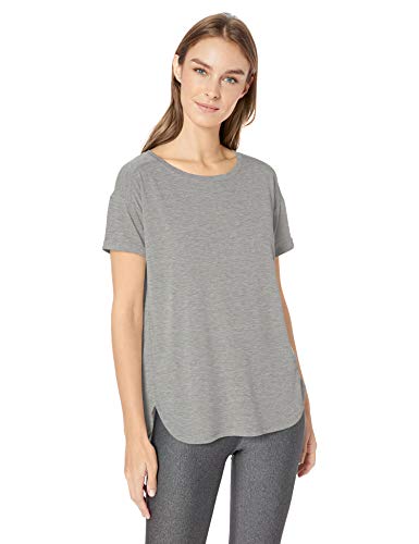 Amazon Essentials Studio Relaxed-Fit Crewneck T-Shirt Fashion-t-Shirts, Mediano, Gris, Large